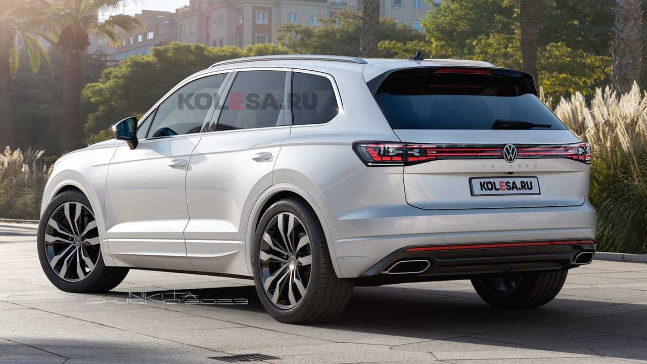 VW Touareg Facelift Rendering