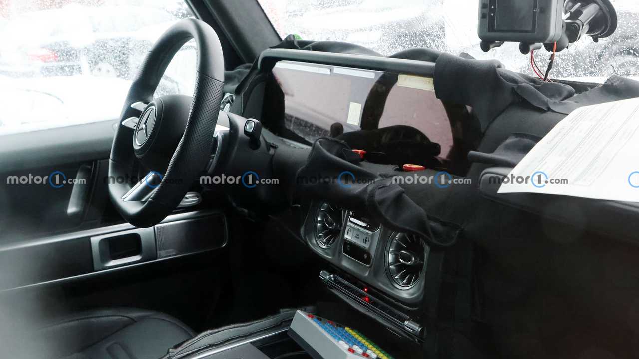 Mercedes-Benz EQG Interior View Spy Photo