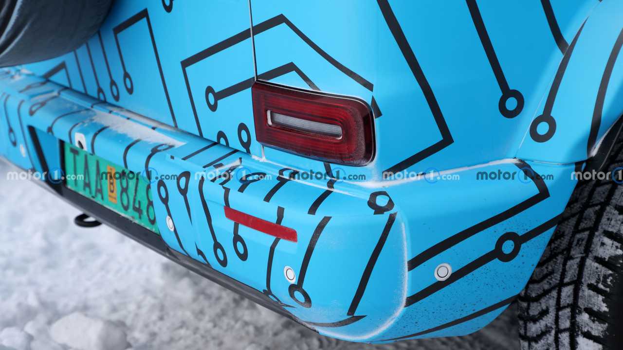 Mercedes-Benz EQG Tail Lights Spy Photo