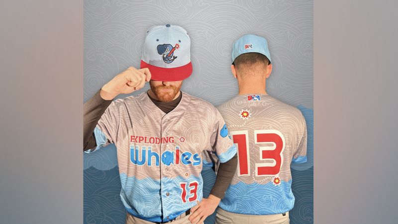 This baseball team chose an exploding whale as its new identity ...