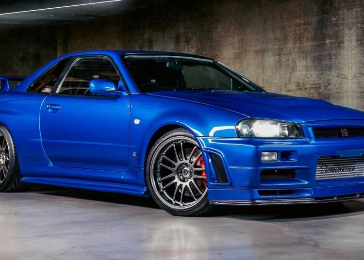 Nissan R34 Skyline Driven By Paul Walker In Fast And Furious Heads To ...