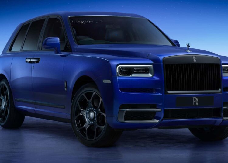 Rolls Royce Cullinan Blue Shadow Edition Takes Inspiration From Space