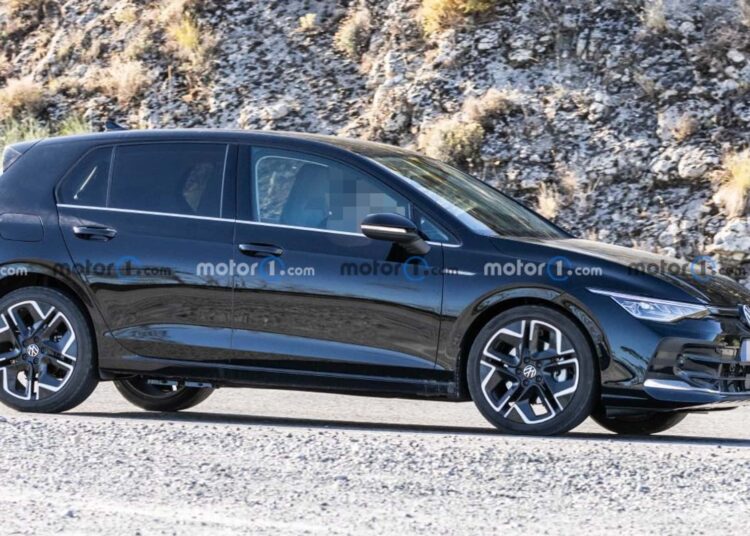 2024 Vw Golf Facelift Reveals Slimmer Headlights In New Spy Photos