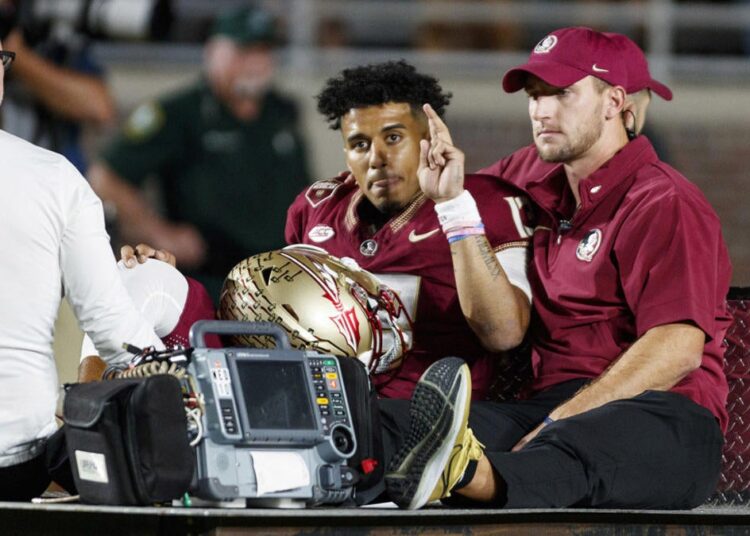 Jordan Travis injury update Florida State QB shares video from