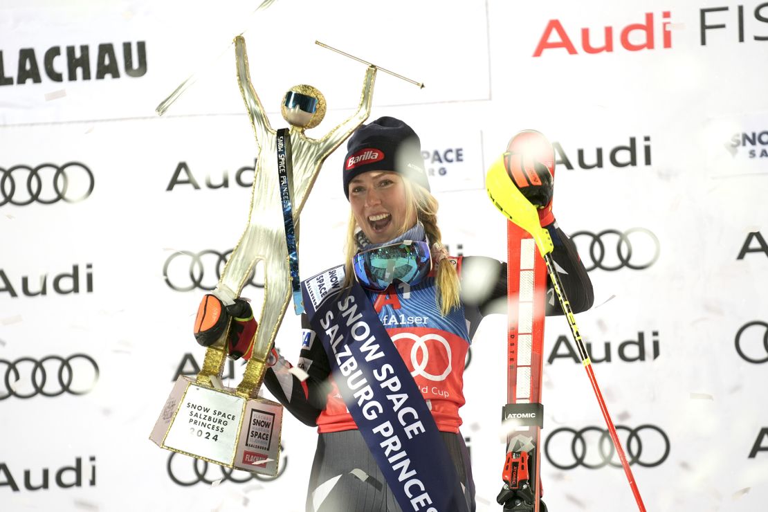 Shiffrin returned to the slopes just a couple of days later.