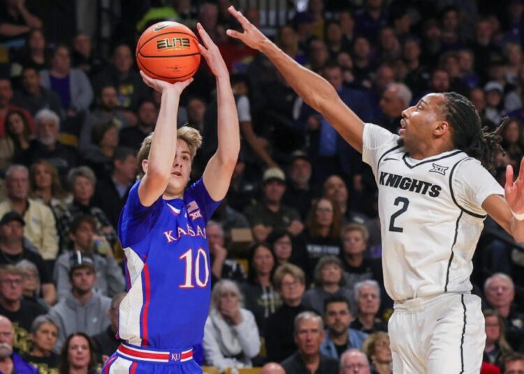 Kansas Vs. UCF Score: Knights Upset No. 3 Jayhawks For First-ever Big ...