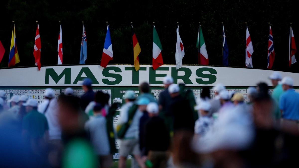 Masters 2024 Thirdround tee times and pairings